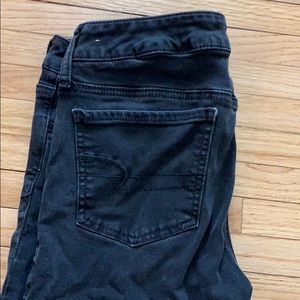 AE Black jeggings- super stretchy